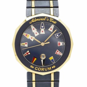 Corum Admiral's Cup Gun Blue 99.810.31 Navy Dial Men's Watch
