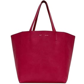 Celine Cabas Phantom Small Tote Bag (ec-24521) in Pink Leather (F-LA-0144) - CELINE Grained Leather,