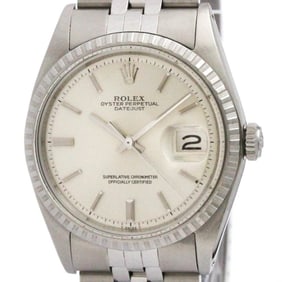 ROLEX Datejust 1603 Stainless Steel Automatic Mens Watch Vintage