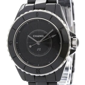 CHANEL J12 Phantom Ceramic Quartz Watch H6346 Polished
