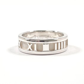 TIFFANY & Co. Tiffany Atlas Ring, 925 Sterling Silver, Size 12, Unisex