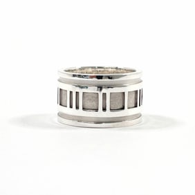 TIFFANY & Co. Tiffany Atlas Wide Ring, 925 Sterling Silver, 11.5mm, Unisex