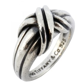 Tiffany Signature Ring, Silver 925, Size 11, Women's