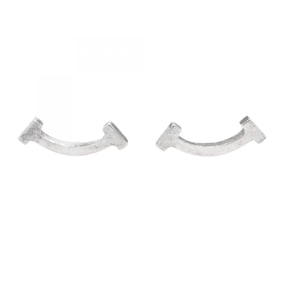 Tiffany T Smile Earrings, Silver 925, Women's