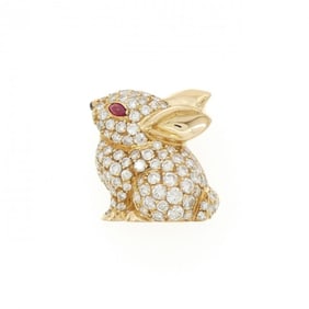 Van Cleef & Arpels colored stone brooch