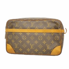 Louis Vuitton Monogram Compiègne 28 Clutch Bag M51845 Brown Men's P1793365
