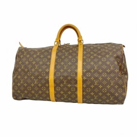 Louis Vuitton Monogram Keepall 60 Boston Bag M41422 Brown Men's/Women's P1785777