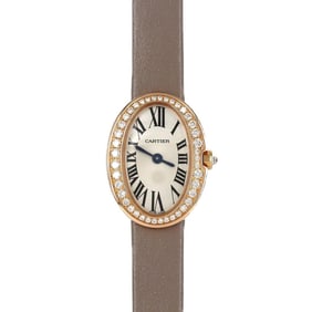 Cartier Mini Baignoire PG D WB520028 PG/RG Quartz Watch