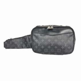 Louis Vuitton Monogram Eclipse Bum Bag M42906 Black Men's P1773699