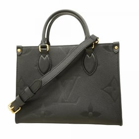 Louis Vuitton Monogram Empreinte On the Go PM Handbag M45653 Noir 2-Way Bag for Women P1765678