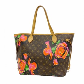 Louis Vuitton Monogram Rose Neverfull MM Tote Bag M48613 Brown Women's P1765354
