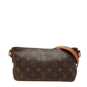 Louis Vuitton Monogram Trotter Crossbody Shoulder Bag M51240 Brown Leather Women's LOUIS VUITTON