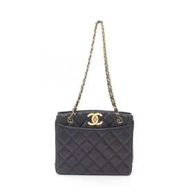 CHANEL Matelasse Shoulder Bag in Caviar (Grained Calfskin) for Women, Black