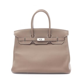 Hermes Birkin 35 Etoupe Handbag Togo Women's Brown