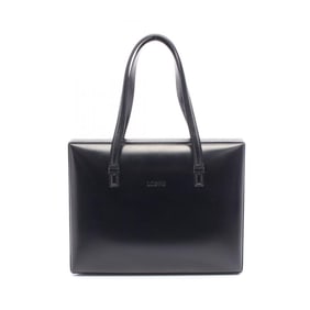 LOEWE handbag, leather, women's, black