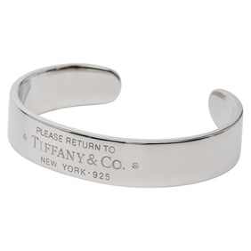 Tiffany Return to Narrow Cuff Bracelet in 925 Sterling Silver for Women. TIFFANY & Co.