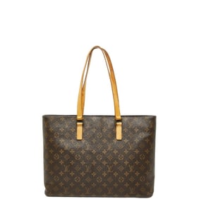 Louis Vuitton Monogram Luco Shoulder Bag Tote M51155 Brown Leather Women's LOUIS VUITTON