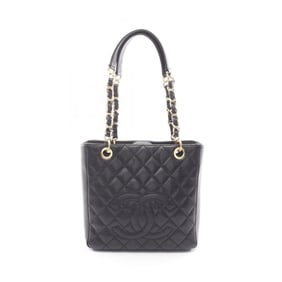 CHANEL Matelasse PST Tote Bag in Caviar (Grained Calfskin) for Women, Black