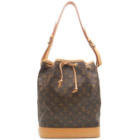 LOUIS VUITTON Monogram Noe M42224 Shoulder Bag, Brown, Women's, 253351