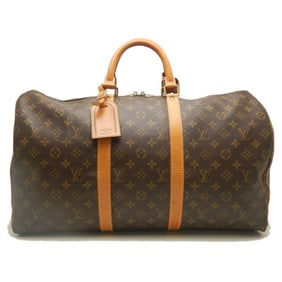 LOUIS VUITTON Monogram Keepall 50 M41426 Boston Bag/Handbag Brown Women's 253352