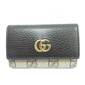 GUCCI GG Marmont Supreme 6-Key Case, Black, for Men and Women