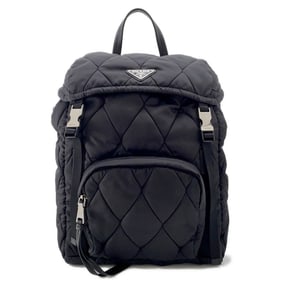 Prada Quilted Nylon Backpack 1BZ020 PRADA Bag Black