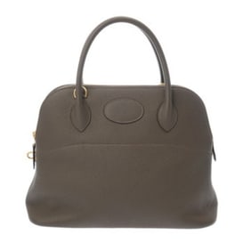 HERMES Bolide 31 2-Way Etain A Stamp (circa 2017) Women's Taurillon Clemence Handbag Rank Pre-Owned