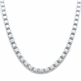 TIFFANY & Co. Tiffany Venetian Chain Necklace, 92cm Long, Sterling Silver, Women's, 294457