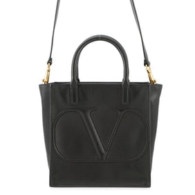 Valentino Garavani V WALK Leather Handbag XW9B0H23QEL VALENTINO 2-way Black