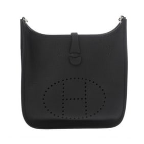 HERMES Evelyn 3 PM Bleu Nuit (B stamp, circa 2023) Men's/Women's Taurillon Clemence Shoulder Bag, A