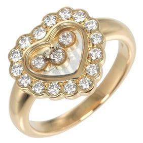 Chopard Happy Diamonds Heart Ring, Size 8, 18K Yellow Gold with Diamonds, Approx. 7.25g