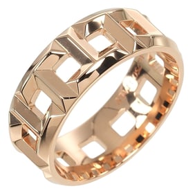 Tiffany & Co. T True ring, size 19, 8mm band, 18K pink gold, approximately 9g.