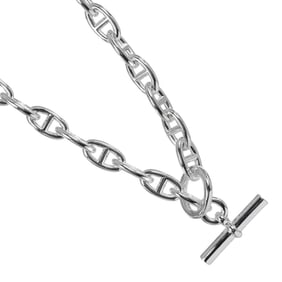 Hermes Hermès Chaine d'Ancre GM Necklace, 29 links, 925 silver, approximately 129.3g