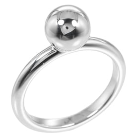 Tiffany & Co. Hardware Ball Ring, Size 11, 925 Sterling Silver, Approx. 3g, Women's