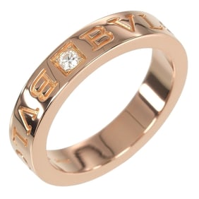 BVLGARI B.zero1 Essential Ring, size 10.5, 18K Pink Gold with Diamonds, approximately 6.6g