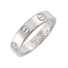 Cartier Mini Love #48 Ring, Platinum
