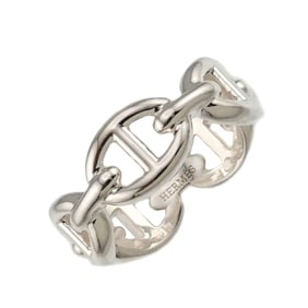 Hermes Hermès Chaine d'Ancre Enchaîne PM #53 Ring in 925 Sterling Silver