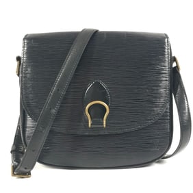 LOUIS VUITTON M52192 Epi Saint-Cloud Shoulder Bag in Leather, Women's, Noir Black