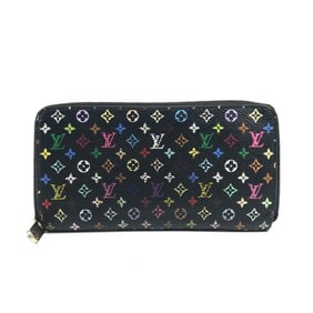 LOUIS VUITTON M60050 Monogram Multicolore Zippy Wallet, Bifold, Long Canvas, Men's/Women's,