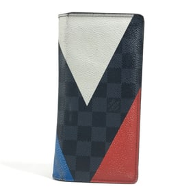 LOUIS VUITTON N41593 Damier Cobalt America's Cup 2017 Portefeuille Brazza Bifold Long Wallet in