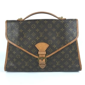 LOUIS VUITTON M51121 Monogram Beverly Bag, 2-Way Business Shoulder Handbag, Canvas, Men's and