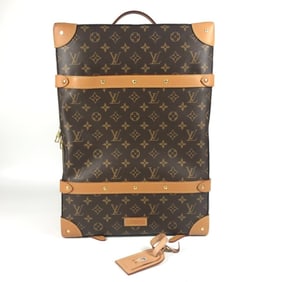 LOUIS VUITTON M44749 Monogram Soft Trunk Backpack MM Bag Box Canvas Brown Men's Women's