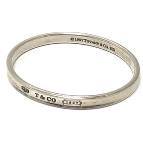 TIFFANY & Co. Tiffany 1837 Narrow Jewelry Accessory Bangle, SV925, Women's, Silver