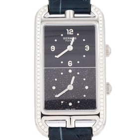 Hermès Nantucket Dual Time D 4P NA3.230 Stainless Steel Quartz Watch