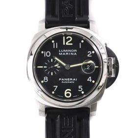 Panerai Luminor Marina Automatic Watch, Black Dial, PAM00164