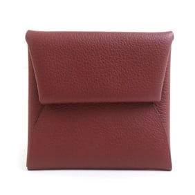 Hermes Hermès Bastia Evercolor Rouge H wallet/coin case for men and women r10889a