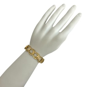 HERMES Horseshoe Motif Bracelet in 18K Gold, Bangle, 823-2