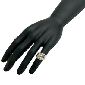 HERMES Gallop Horse Ring, 925 Sterling Silver, Size 9, for Men and Women, 75258