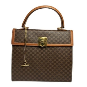 Celine Macadam pattern mantel chain Gancini handbag for women