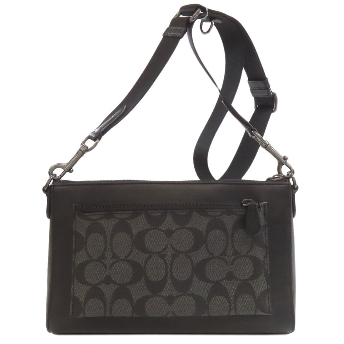 Coach C5598 Holden Crossbody Signature Shoulder Bag in Leather for Women: --- Catalog ---Category: SizeSize (HxWxD): 16cm x 25cm x 4cm / 6.29'' x 9.84'' x 1.57''Strap Length: 100cm - 129cm / 39.36'' - 50.78''Category: DesignType: Shoulder bagColor: BlackGender: WomenClosure